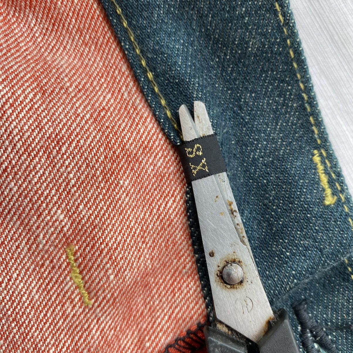 Kapital Kapital P.R.C Flared Twotone Denim Pants Size US 28 / EU 44 - 8 Thumbnail