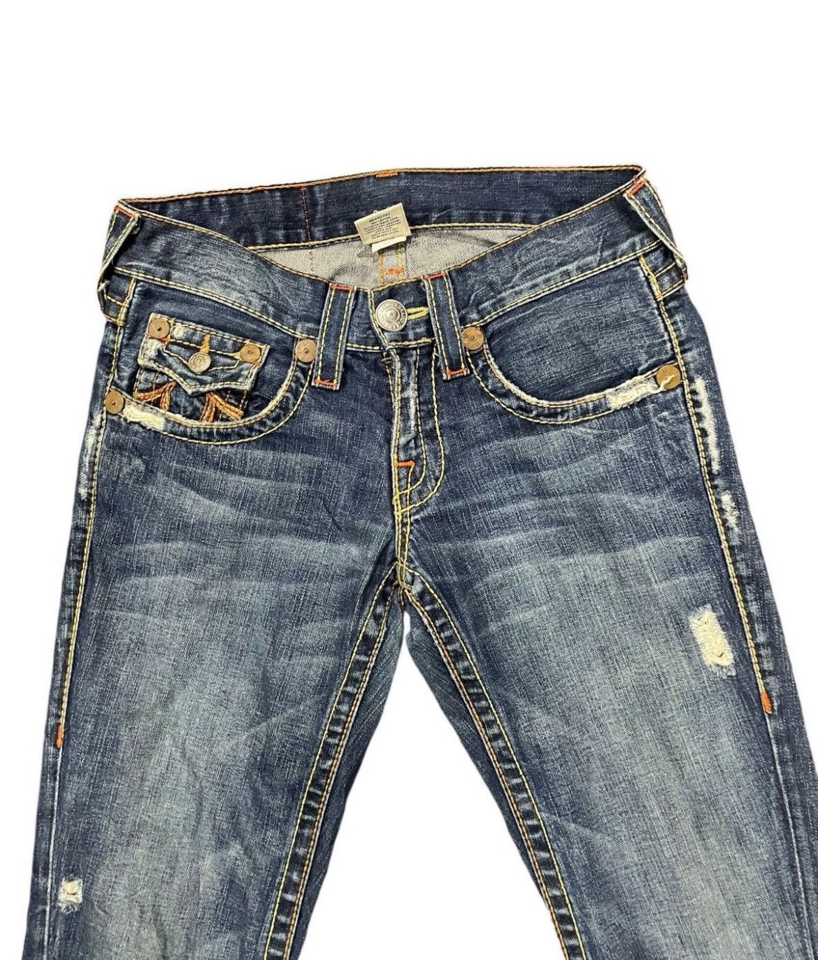 True Religion True Religion Destroyed Jeans Size US 32 / EU 48 - 2 Thumbnail