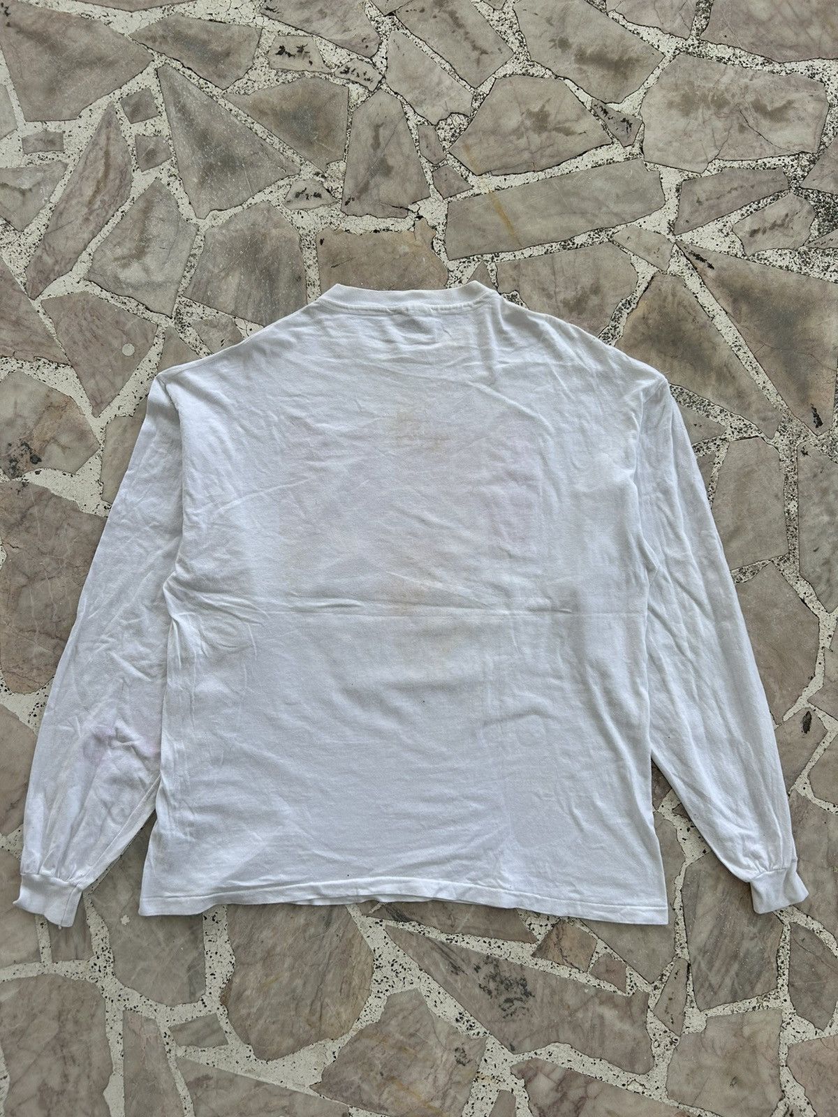 NBA Chicago Bulls Longsleeve Fronthit White Vintage Size US L / EU 52-54 / 3 - 8 Thumbnail