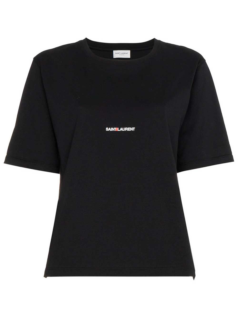 Saint Laurent Paris T-SHIRT STAMPA LOGO Size L / US 10 / IT 46 - 1 Thumbnail