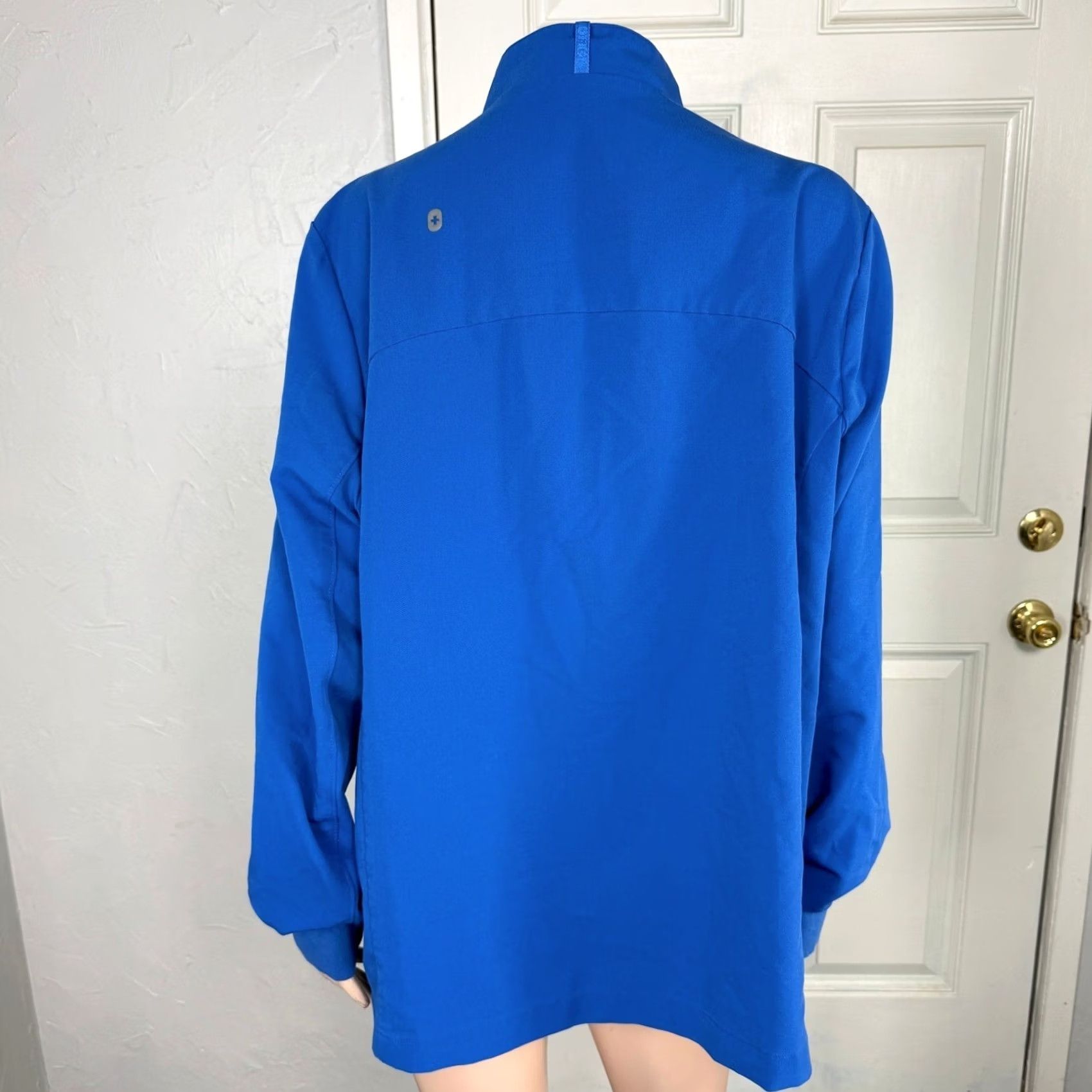 Vintage Figs Womens Sebina Scrub Top XXL Shirt Jacket Zip Nurse Uniform G3-14 Size XXL / US 16-18 / IT 52-54 - 3 Thumbnail