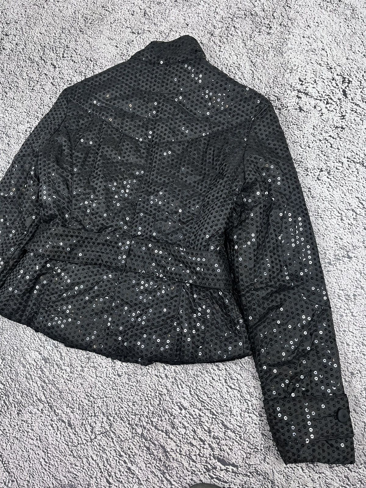 Japanese Brand Luxury Sequin Quilted Jacket Vintage Glamour DG Style Size S / US 4 / IT 40 - 10 Thumbnail