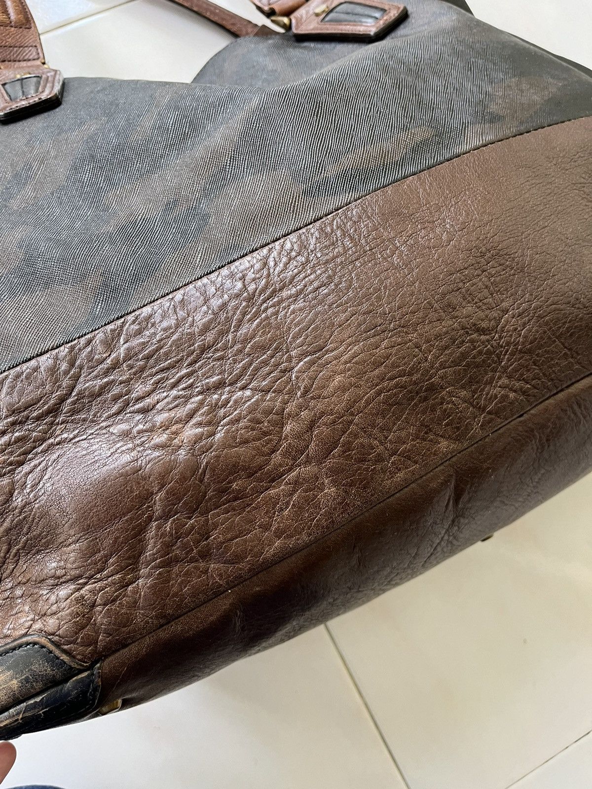 MasterPiece Masterpiece Camo Leather Large Tote Bag Size ONE SIZE - 15 Thumbnail