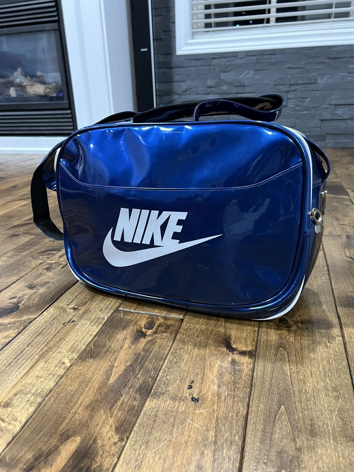 Nike leather messenger bag sale