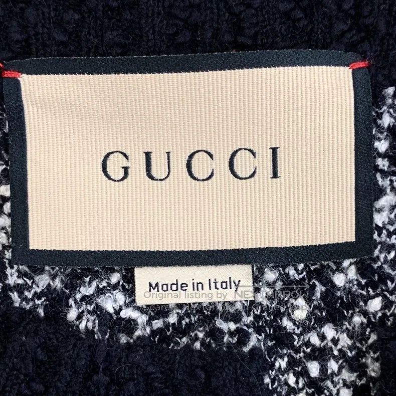 Gucci Gucci 23 black logo jacquard full-print cotton round-neck Size S / US 4 / IT 40 - 5 Thumbnail