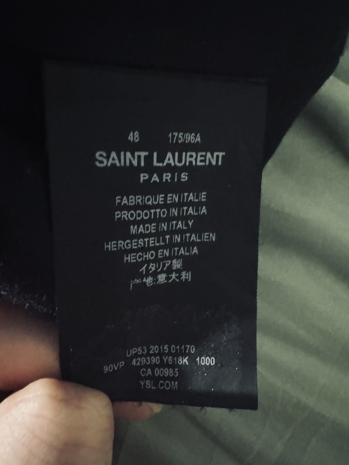 Saint Laurent Paris Saint Laurent Wool Teddy Jacket Size US M / EU 48-50 / 2 - 4 Thumbnail