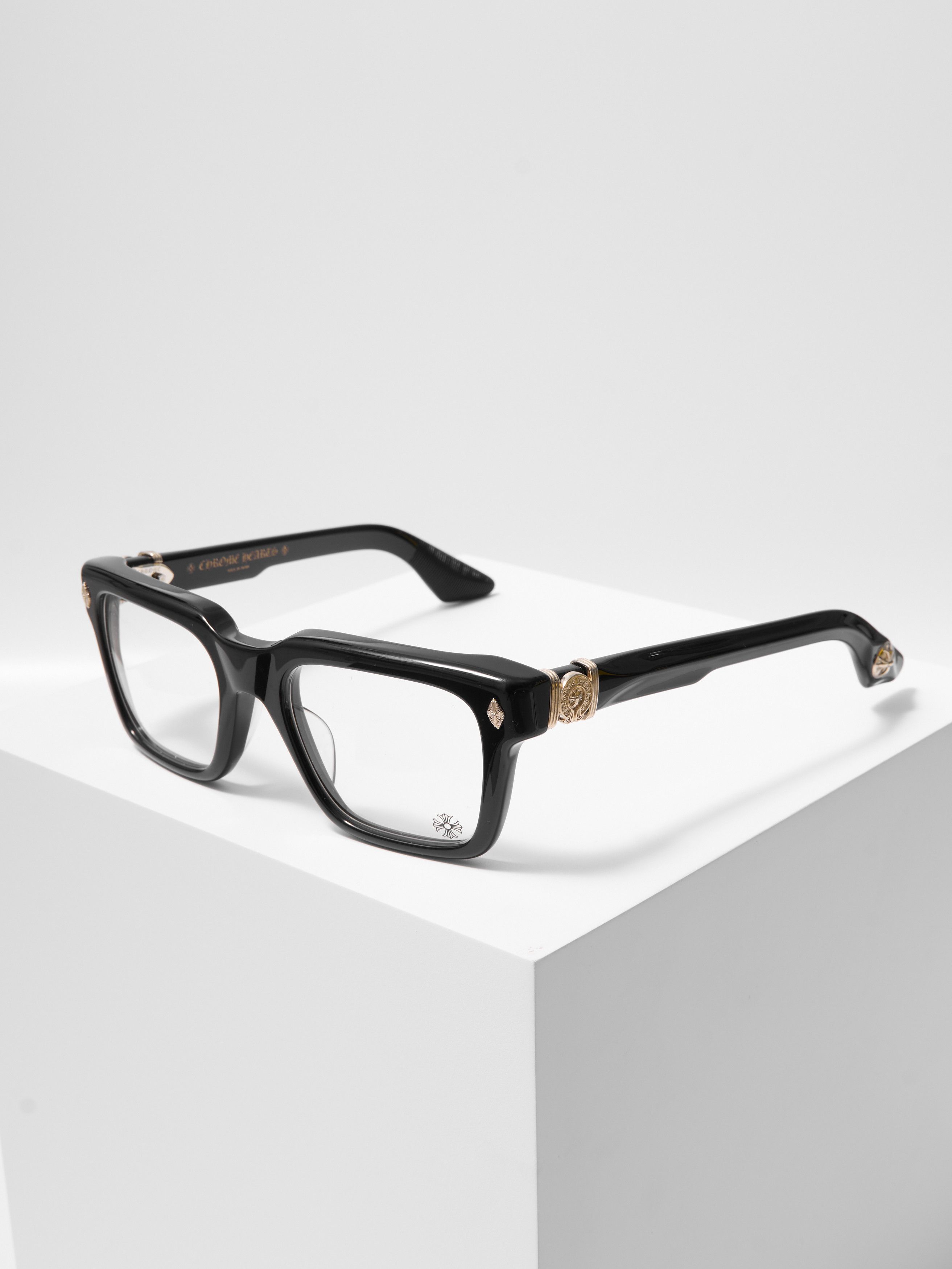 CHROME HEARTS HALLLAMANASS BLACK/18KGP