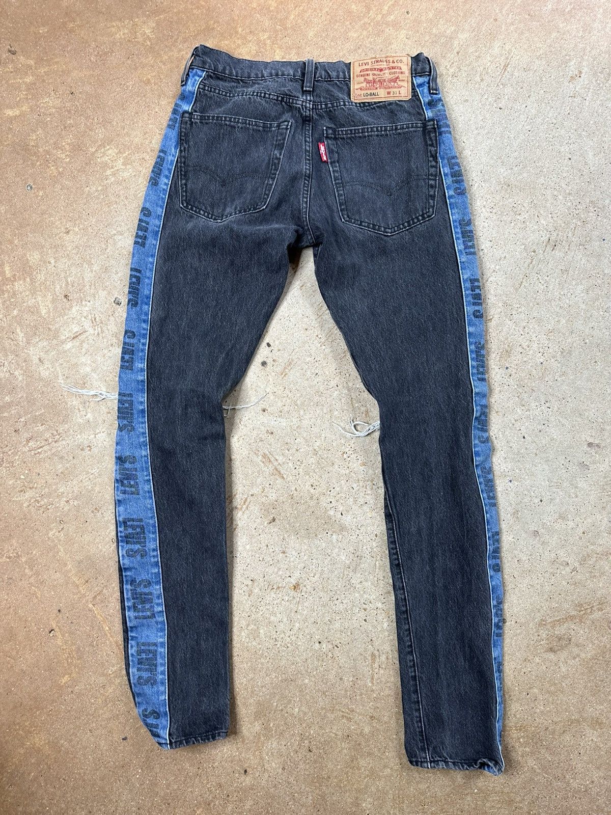 Levi's Rare Levi’s Premium Lo-Ball Skinny Stack Jeans Size US 31 - 3 Thumbnail