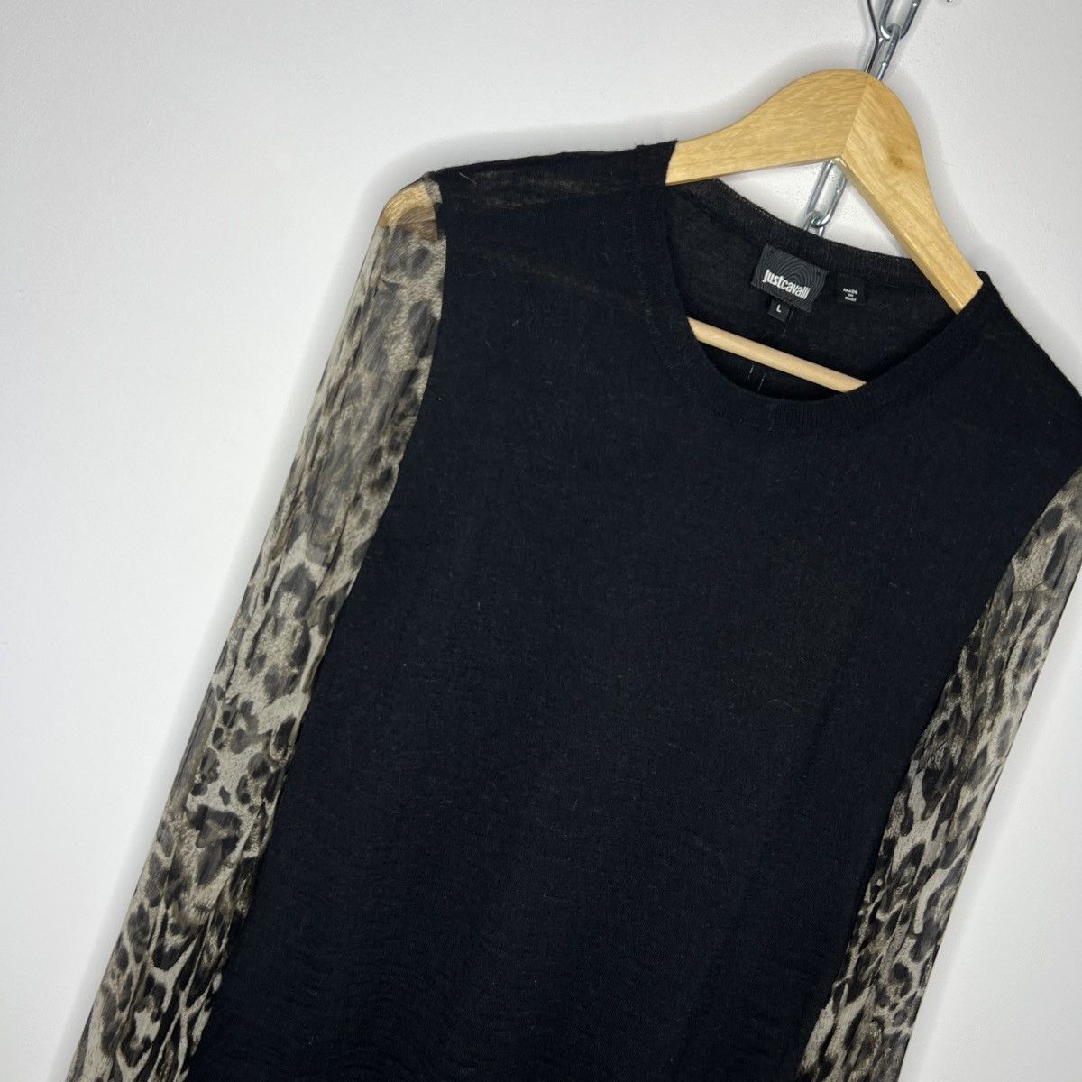 Just Cavalli Just Cavalli vintage leopard long sleeve Size L / US 10 / IT 46 - 3 Thumbnail