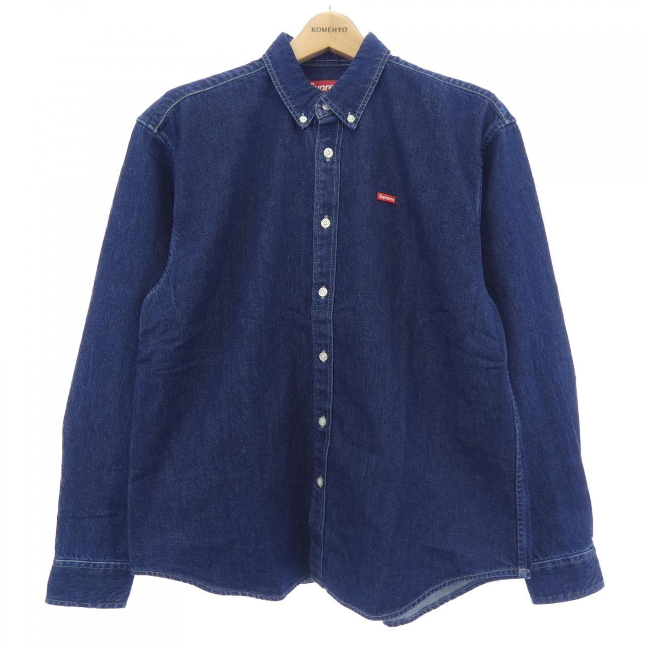 Supreme Supreme Supreme Small Box Cotton Shirt Textile Dress Shirt SmallBox DUTY FREE for USA Size ONE SIZE - 1 Thumbnail