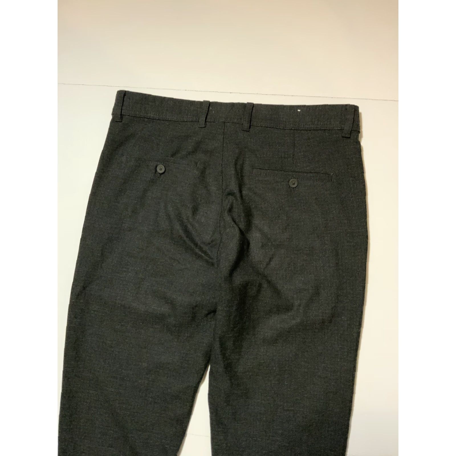 Zara Zara Men Pants Flat Front Charcoal Grey Stretch Polyester Blend 32 Regular Inseam 29 Pants Mens Size 32 Gray Size US 32 / EU 48 - 6 Thumbnail