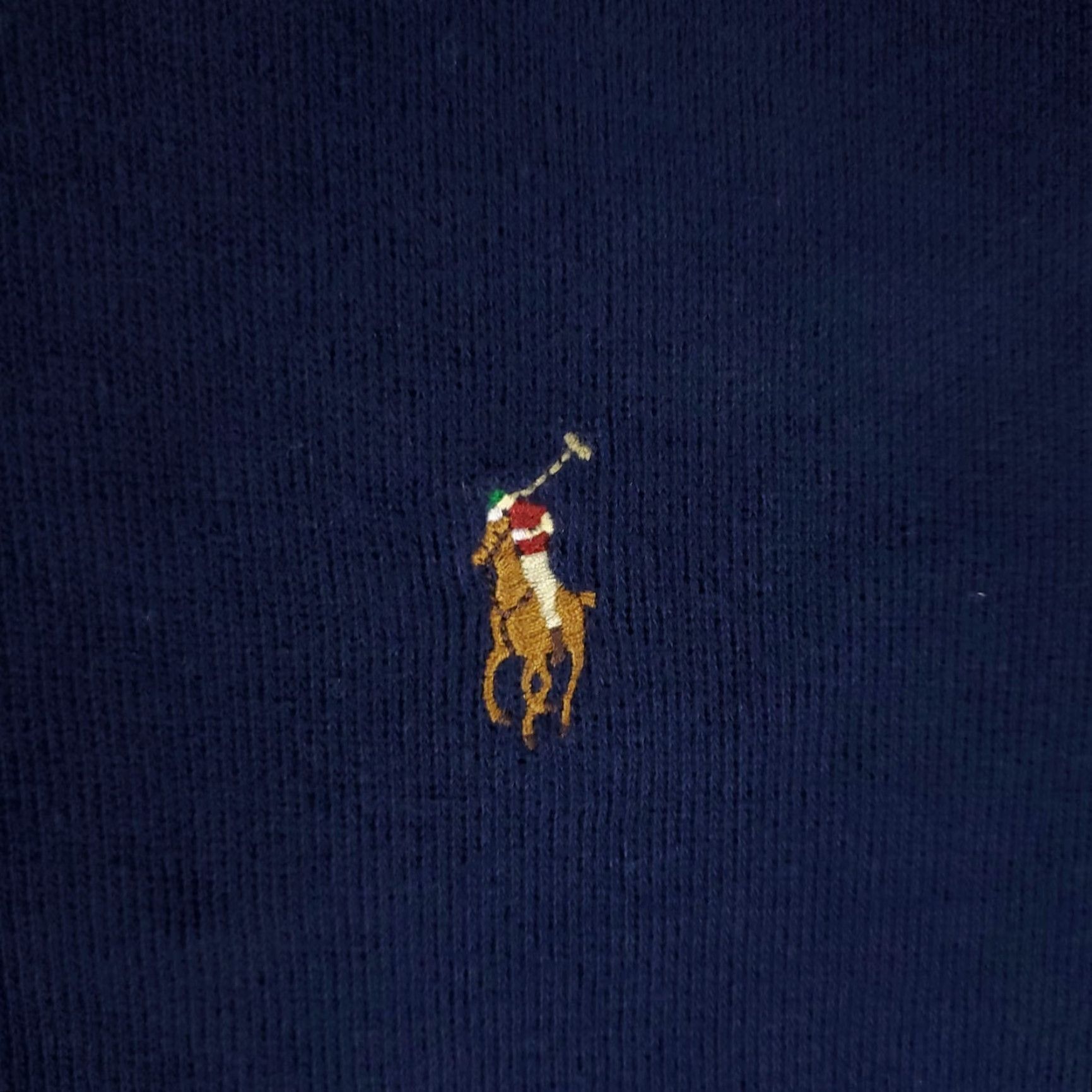 Ralph Lauren Ralph Lauren Sweater Mens Large Blue 1/4 Zip Pullover Knit Sweatshirt Size US XXL / EU 58 / 5 - 3 Thumbnail