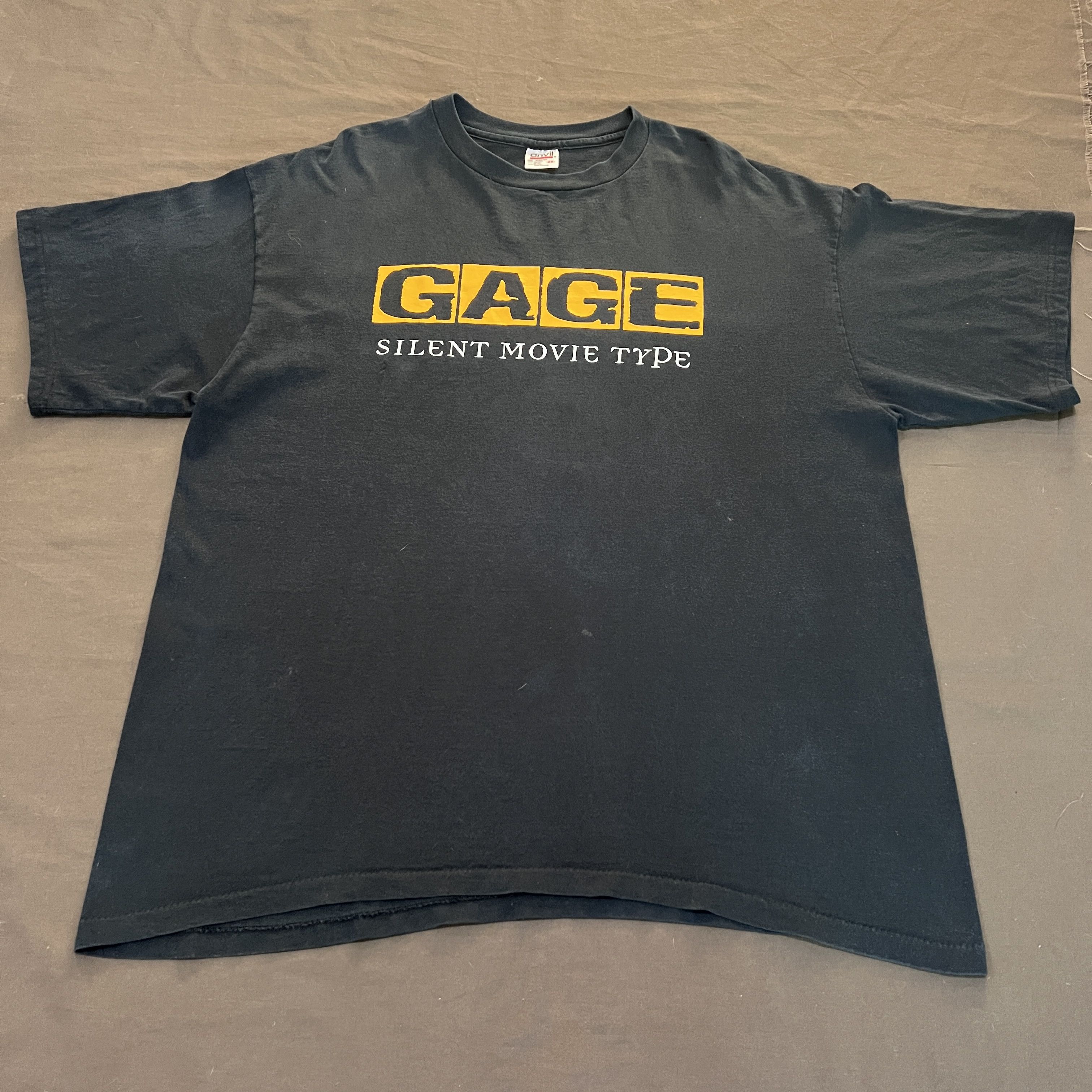 Band Tees × Vintage Vintage 90s Gage boston Punk band Promo Tee XL Faded Size US XL / EU 56 / 4 - 2 Thumbnail