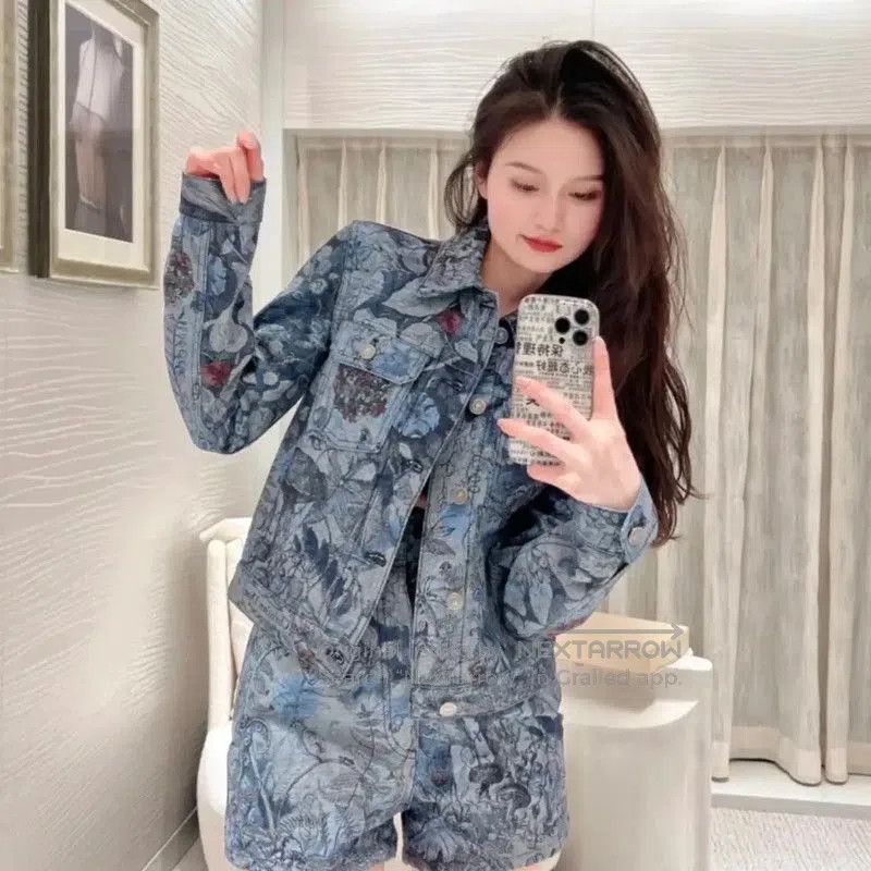 Dior Dior Floral Print Women's Cotton Jacket . Size XXS / US 00 / IT 34 - 7 Thumbnail