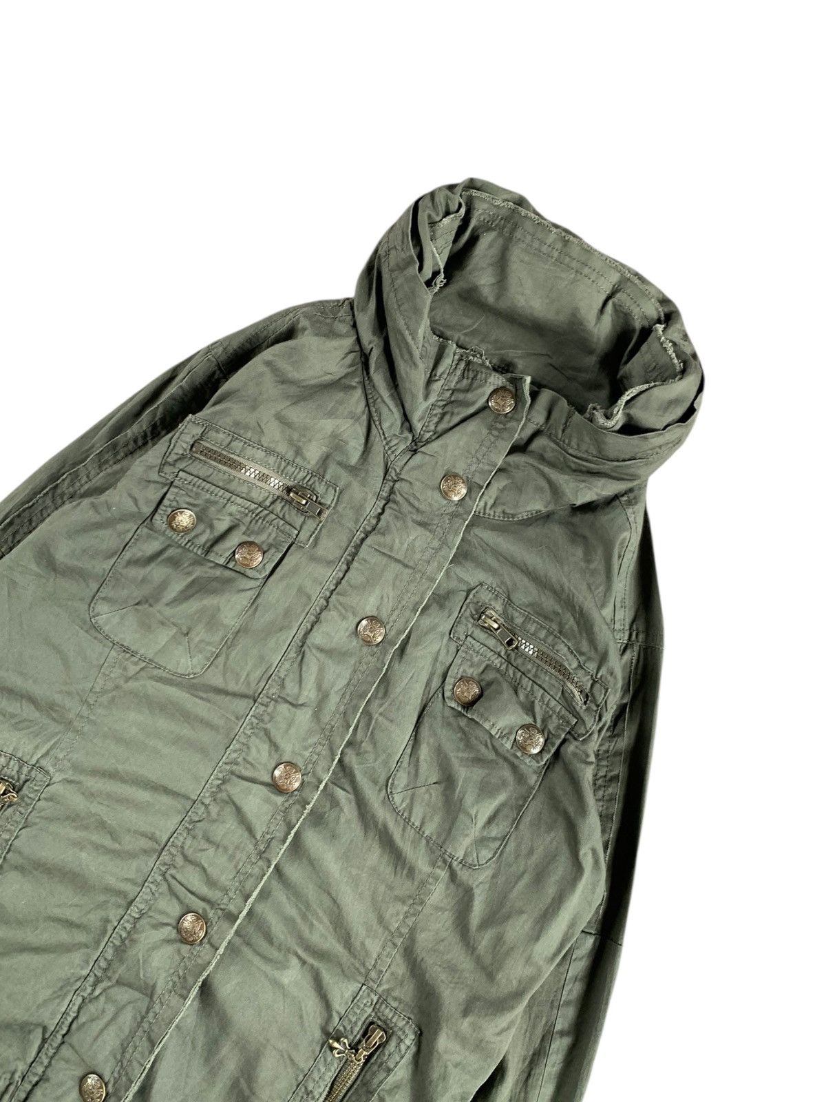 Le Grande Bleu (L.G.B.) 2000s y2k Cornflake bono jacket green army Size US L / EU 52-54 / 3 - 3 Thumbnail