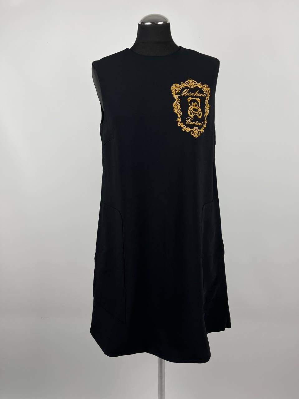 Moschino Moschino Couture Teddy Bear Dress Embroidered Logo Size L / US 10 / IT 46 - 1 Thumbnail