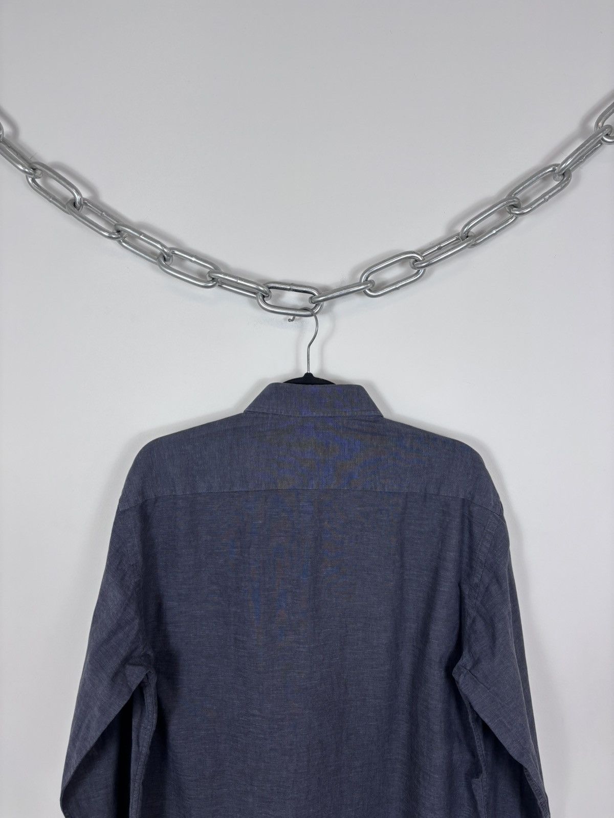 Emanuel Ungaro Emanuel Ungaro Men’s Cotton Linen Pocket Button Up Shirt Size US L / EU 52-54 / 3 - 17 Thumbnail