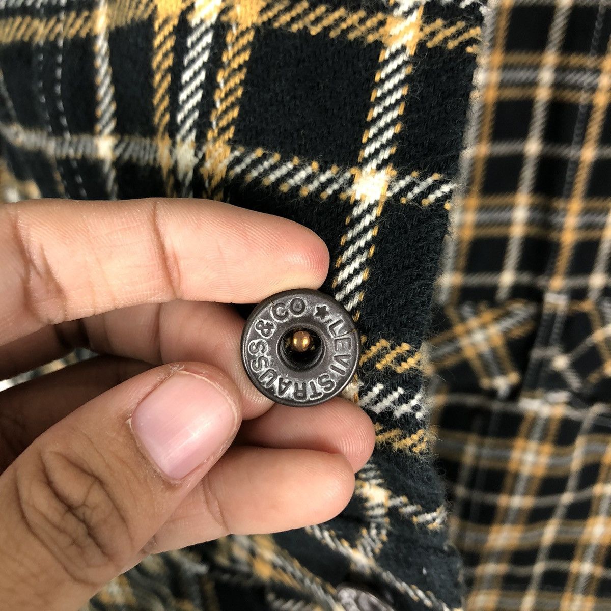 Japanese Brand 🔥Vintage Levi’s Red Tab Long Jacket Tartan Design Check Size US M / EU 48-50 / 2 - 16 Thumbnail