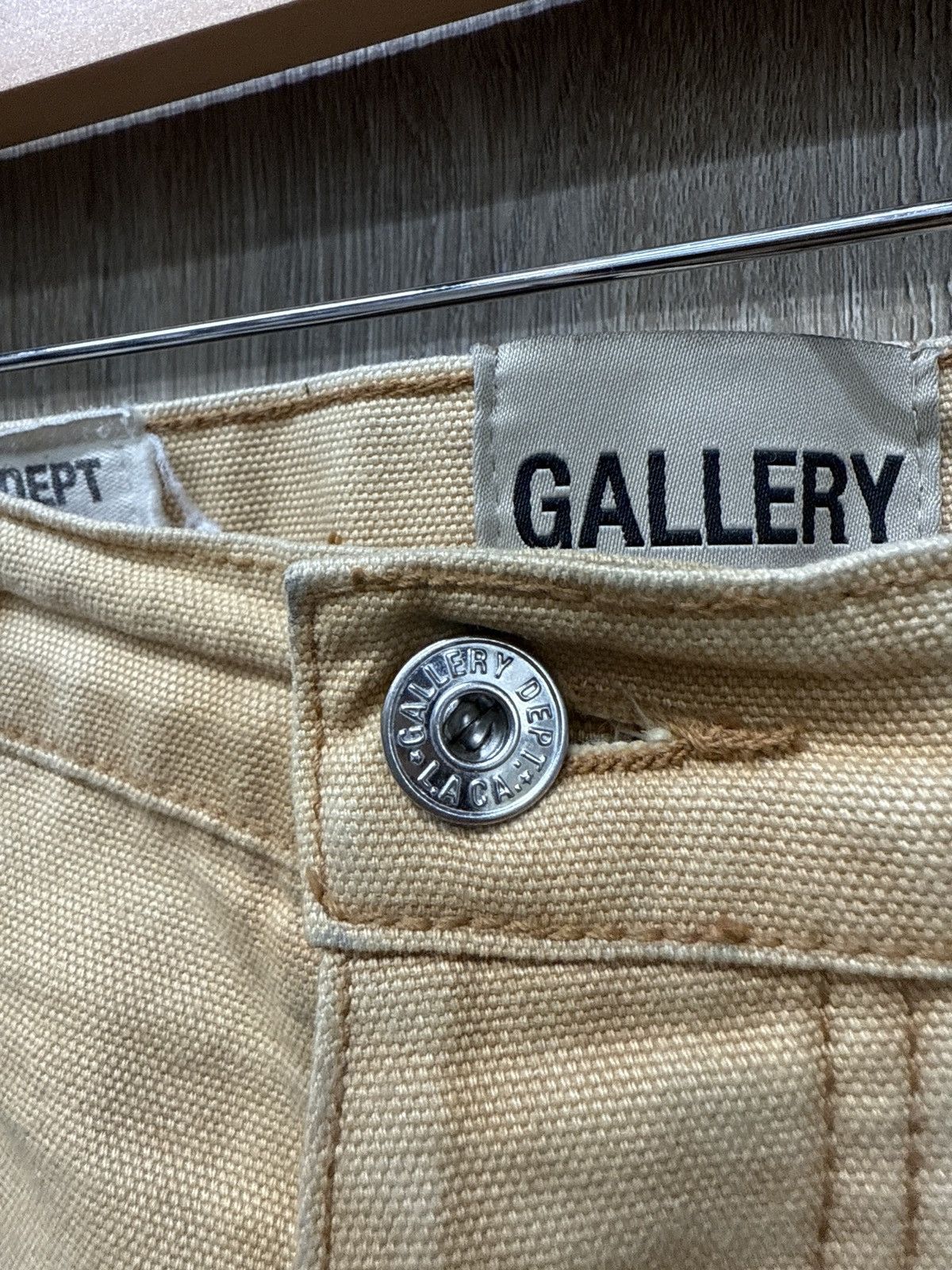 Gallery Dept. Gallery Dept Beige Carpenters Pants Size US 33 - 5 Thumbnail
