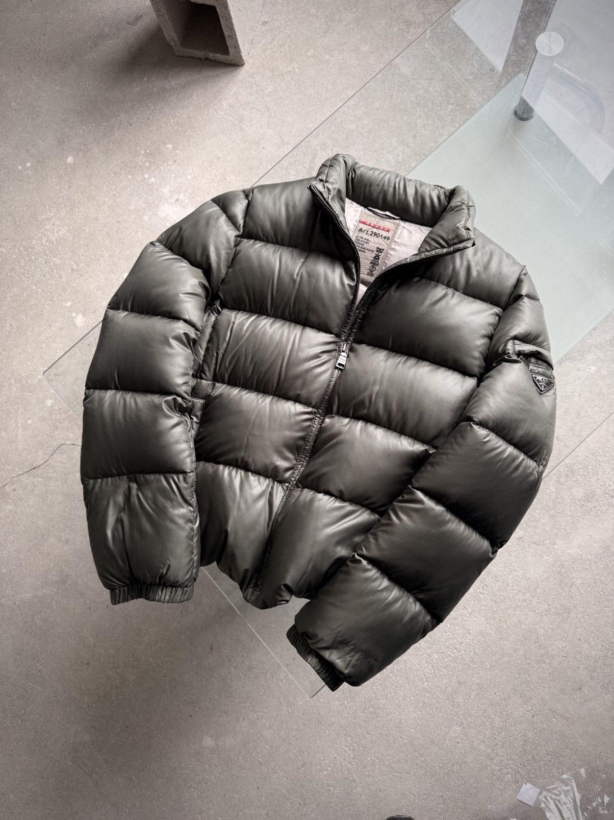 Prada Vintage Prada Down Jacket Dark Green Size M / US 6-8 / IT 42-44 - 8 Thumbnail