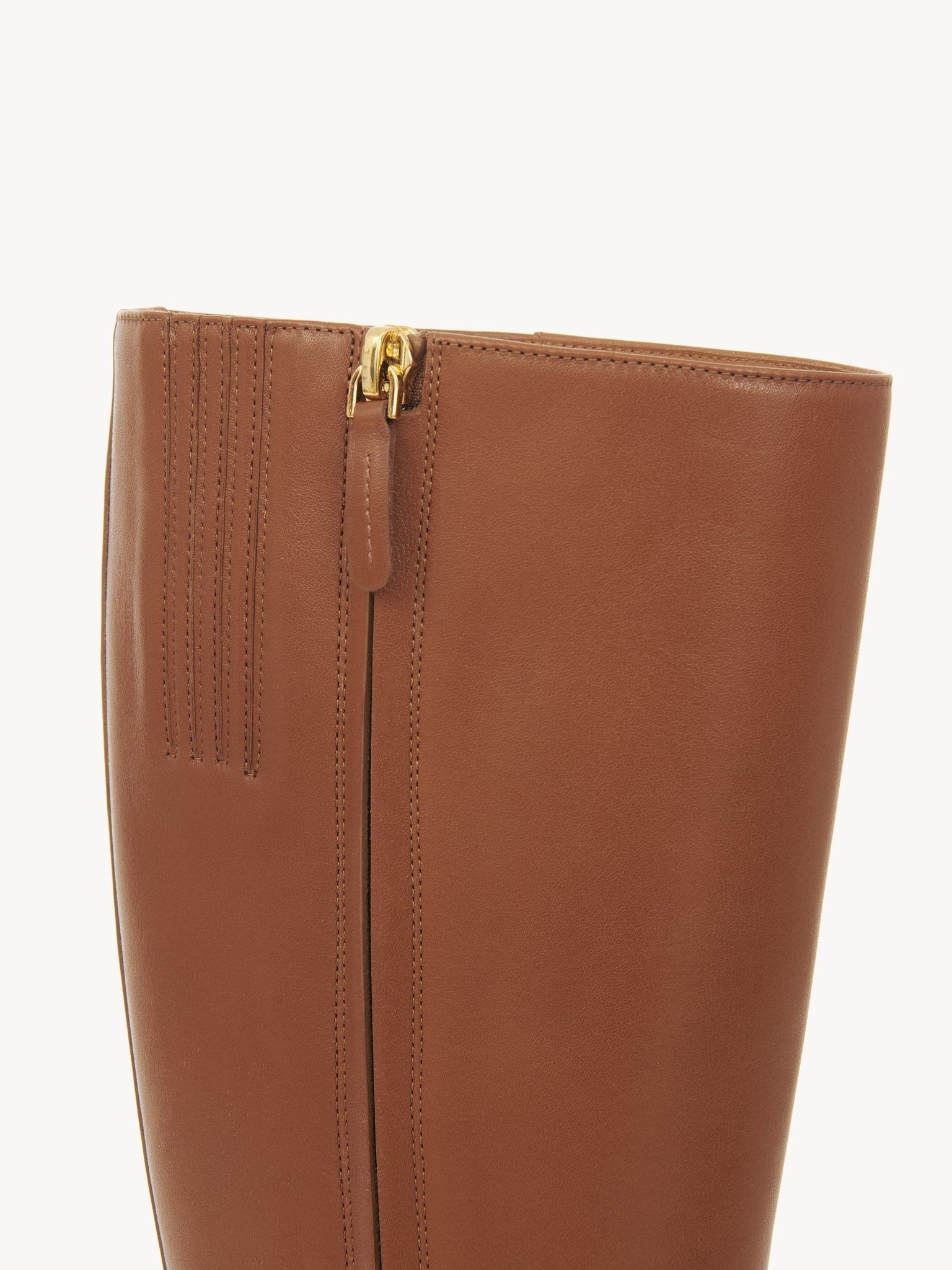 Chloe oc11z0525 Marcie Heeled Boots in Brown Size US 7 / IT 37 - 3 Thumbnail