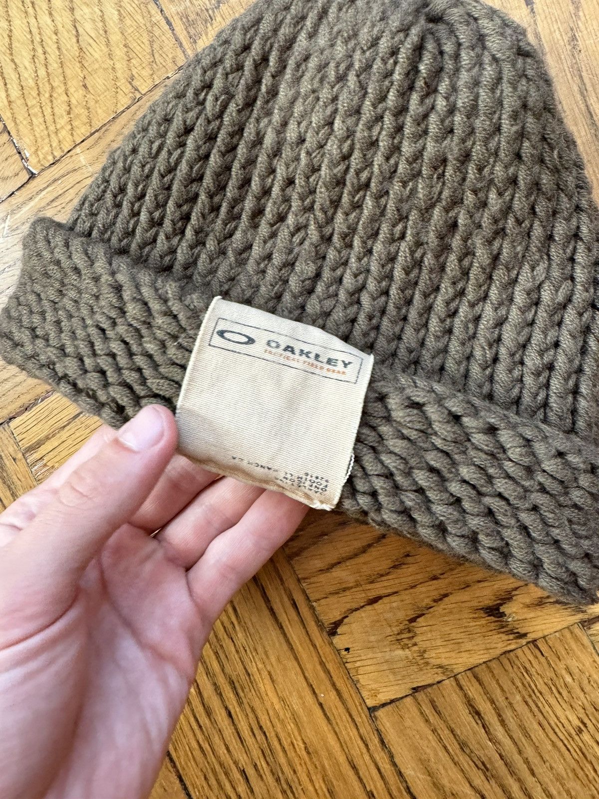 Japanese Brand × Oakley × Vintage Vintage Oakley Knitted Wool Hat Size ONE SIZE - 3 Thumbnail