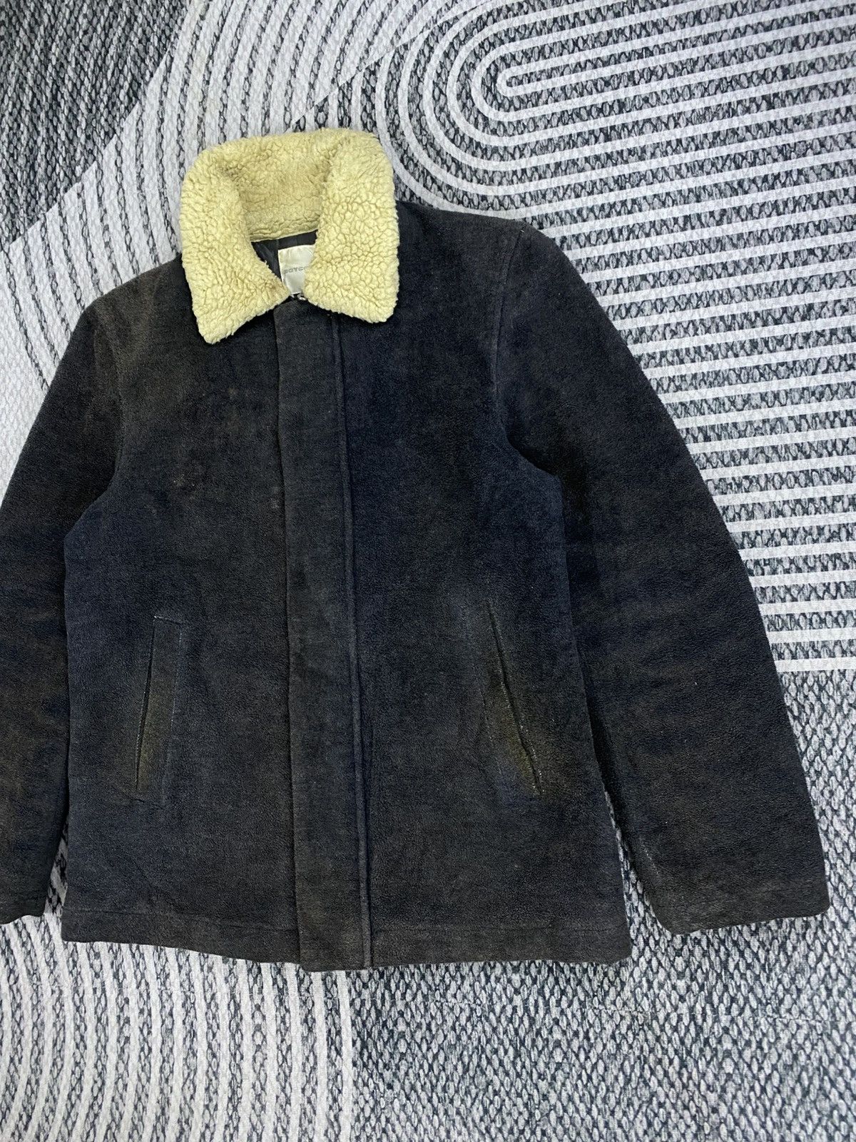 Boycott Vintage Boycott Heavyweight Sherpa Collar Suede Jacket Size US M / EU 48-50 / 2 - 4 Thumbnail