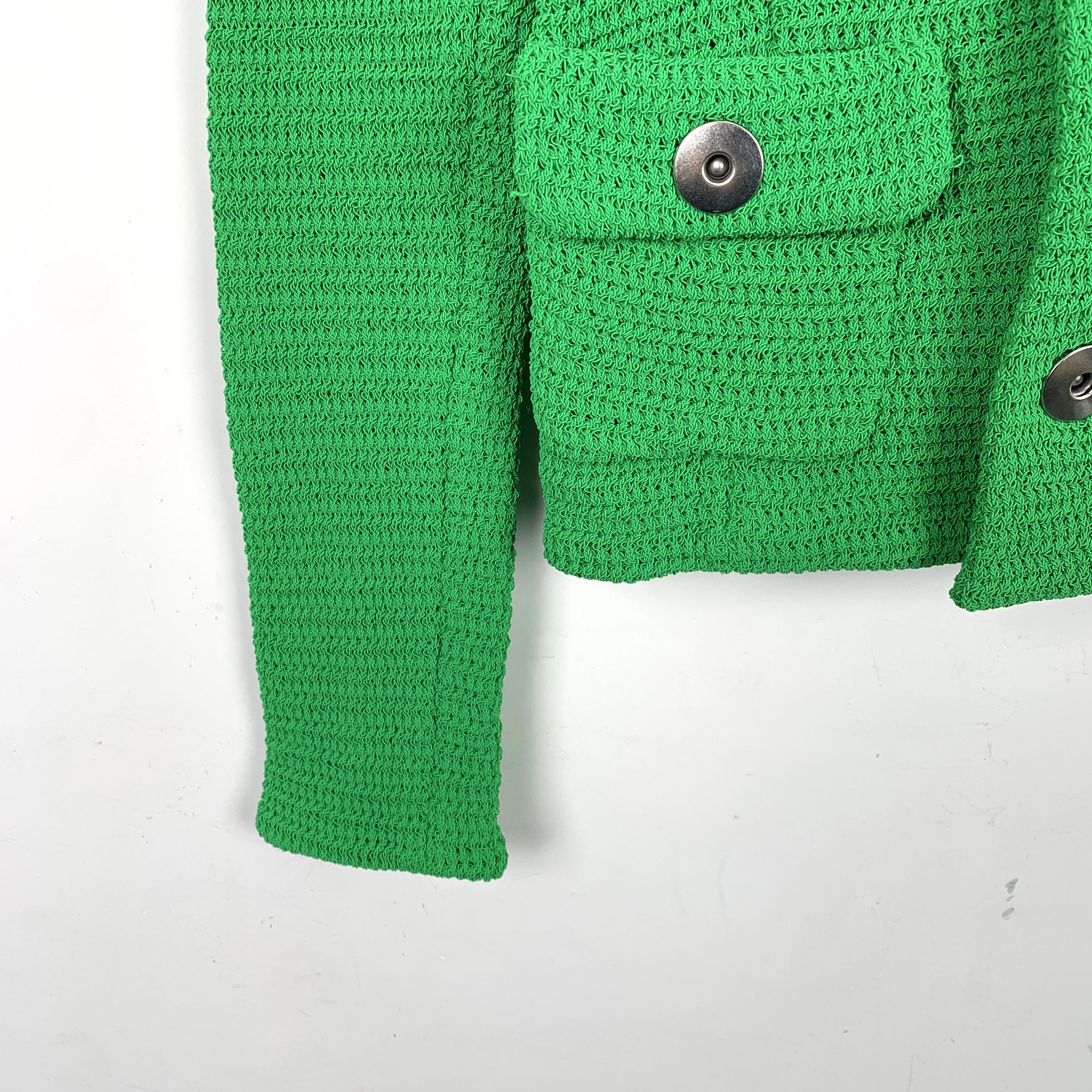 Bottega Veneta Bottega Veneta Cotton Cardigan Jacket – (Size S) Size S / US 4 / IT 40 - 4 Thumbnail