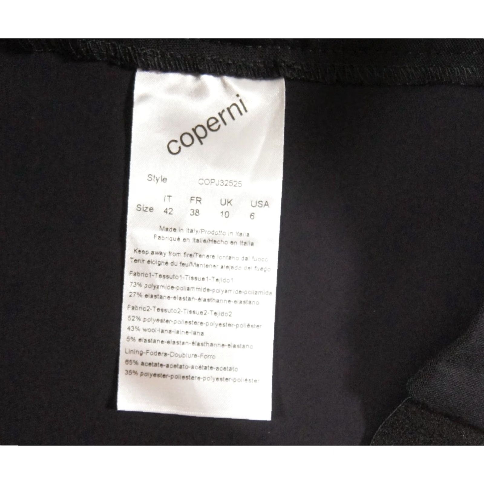 Coperni VINTAGE Coperni Women's Skort Short Skirt Casual Activewear Travel Size 6 Black Stretch Mini Size 28" / US 6 / IT 42 - 6 Thumbnail