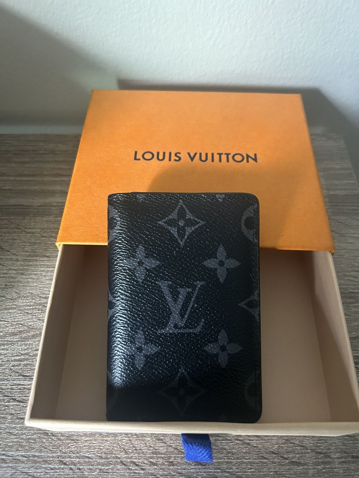 Louis Vuitton Black Monogram Spotlight Pocket Organizer Wallet