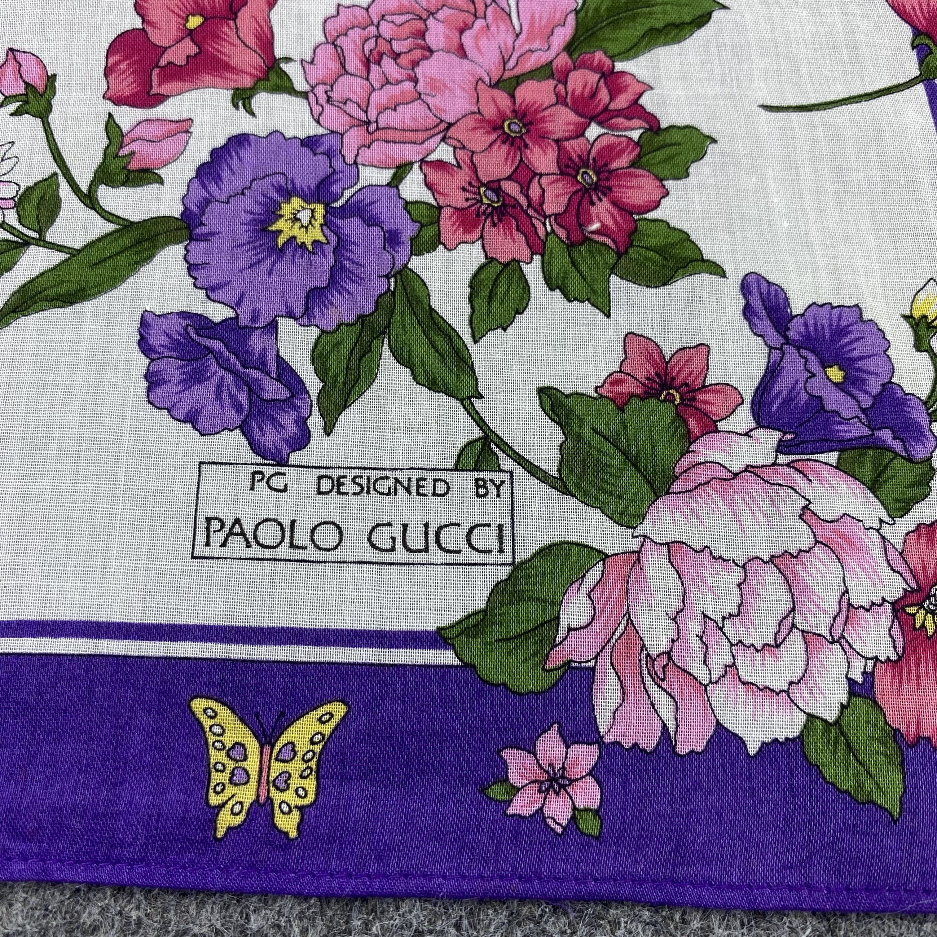 Paolo Gucci Paolo Gucci Handkerchief / Bandana / Neckerchief-B1552 Size ONE SIZE - 7 Thumbnail