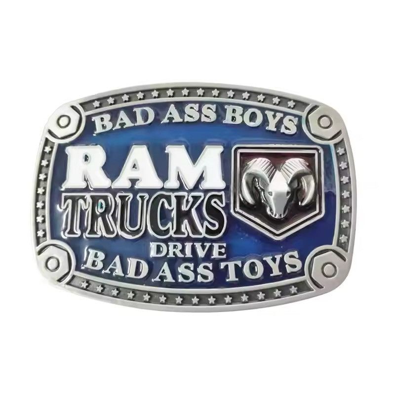 Japanese Brand RAM Trucks Drive Bad Ass Toys alloy belt buckle Size ONE SIZE - 1 Thumbnail