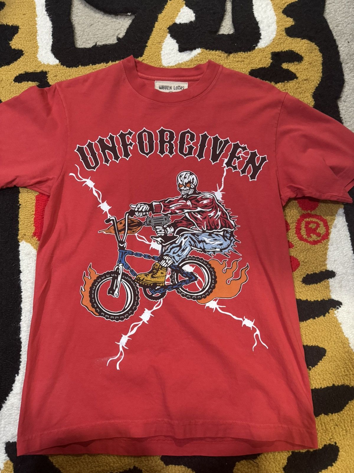 Warren Lotas Warren Lotas Unforgiven Tee Red Small Size US S / EU 44-46 / 1 - 1 Thumbnail