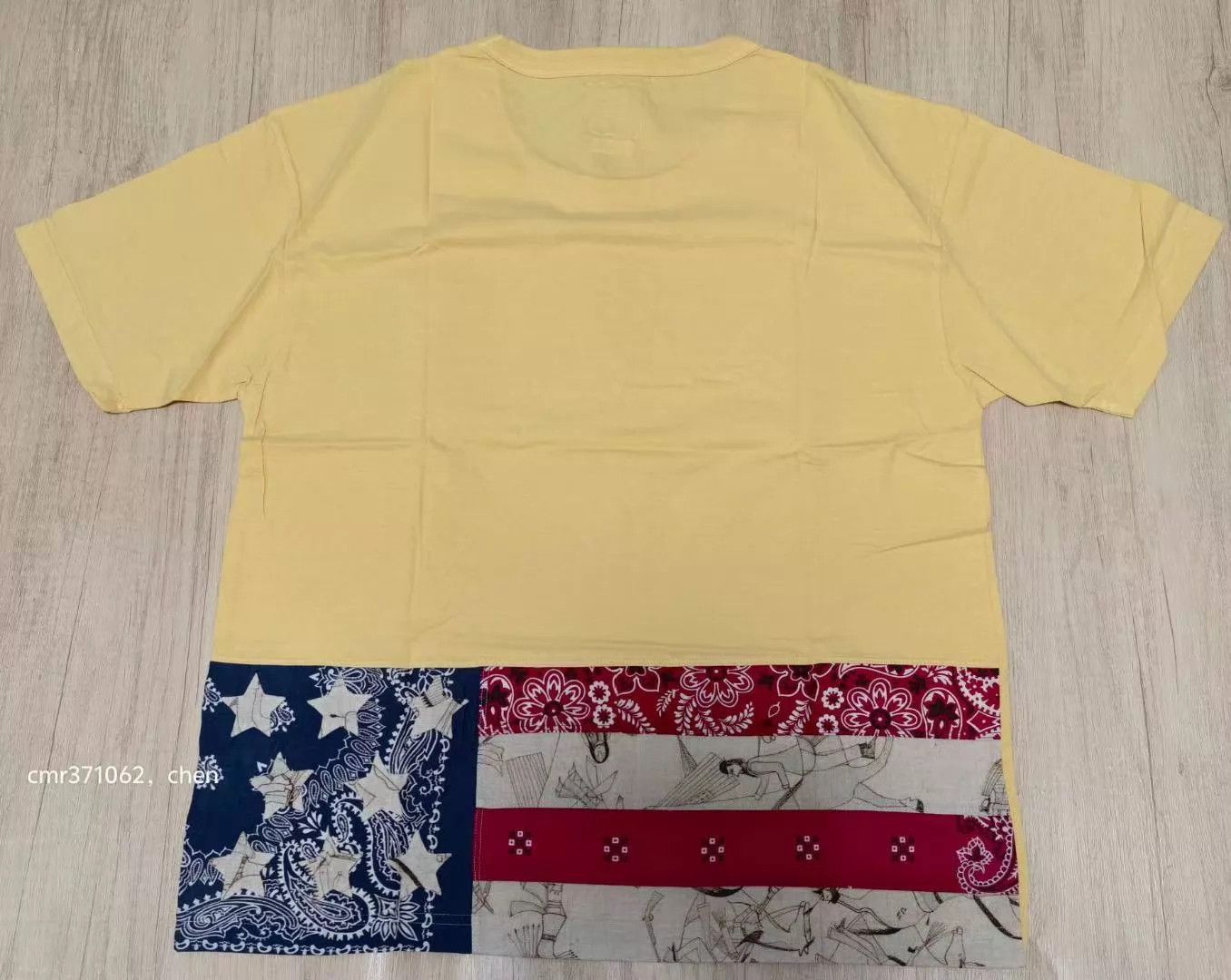 Visvim visvim 20ss spot jumbo tee s/s stars yellow2 bandana flag rare Size US M / EU 48-50 / 2 - 1 Thumbnail