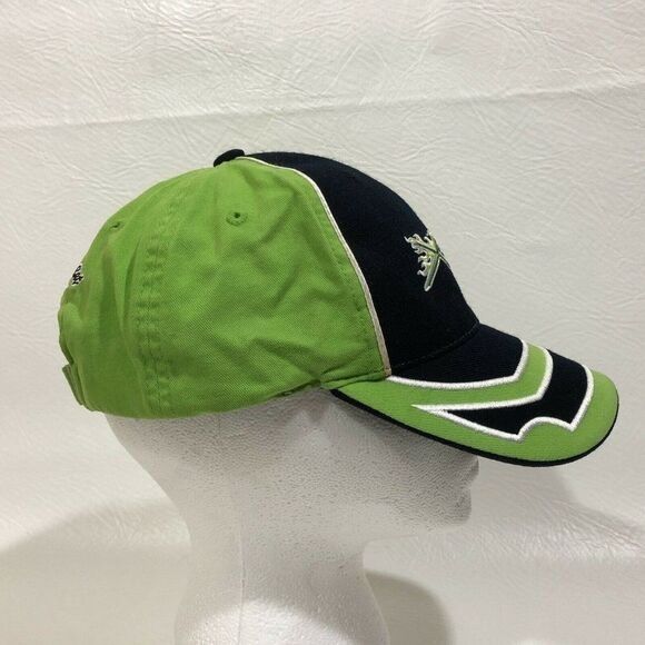 Other Arctic Cat X-Fire Ball Cap Neon Green Black Adjustable Embro Size ONE SIZE - 2 Thumbnail