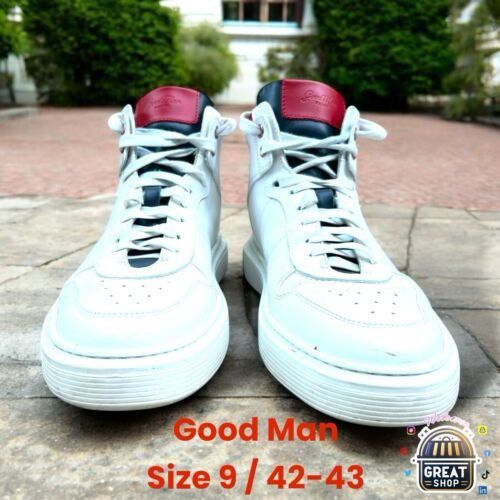 Good Man Brand GOOD MAN Brand Legend London Pro Hi Top White Red Italy Size US 9 / EU 42 - 1 Thumbnail
