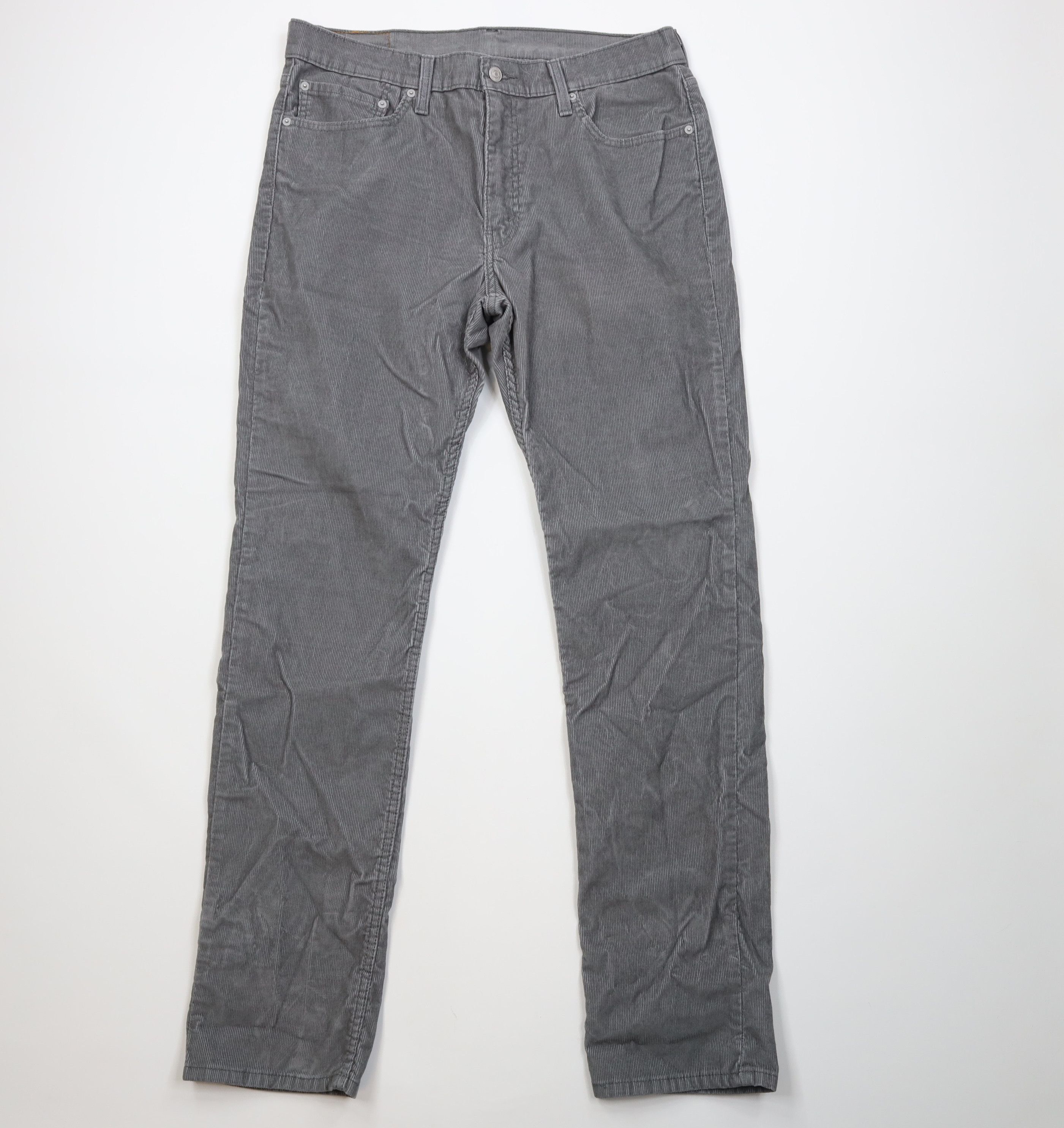 Levi's Vintage Y2K Levis 511 Slim Fit Corduroy Chino Pants Gray Size US 36 / EU 52 - 1 Thumbnail