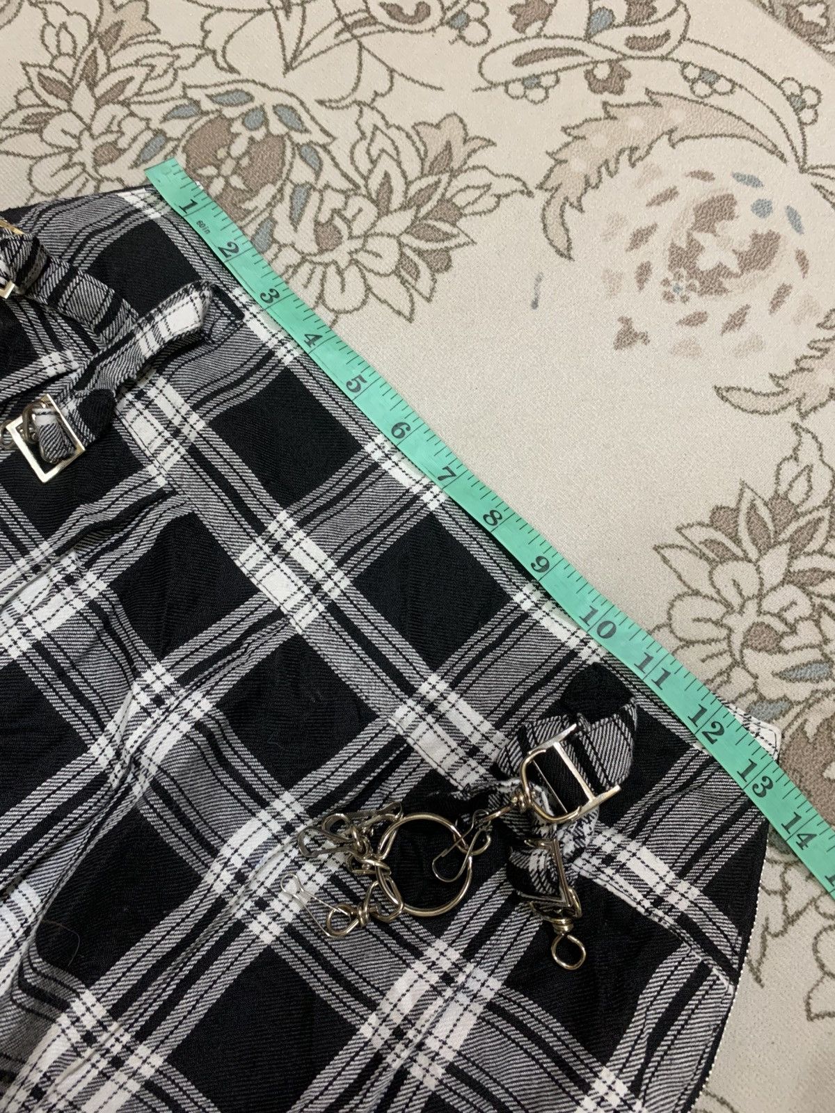 If Six Was Nine MAD PUNKS GIRLS TARTAN SKIRT Size 26" / US 2 / IT 38 - 10 Thumbnail