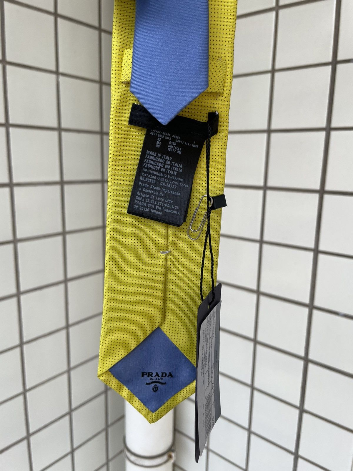 Prada Prada SS19 men’s silk tie Size ONE SIZE - 5 Thumbnail