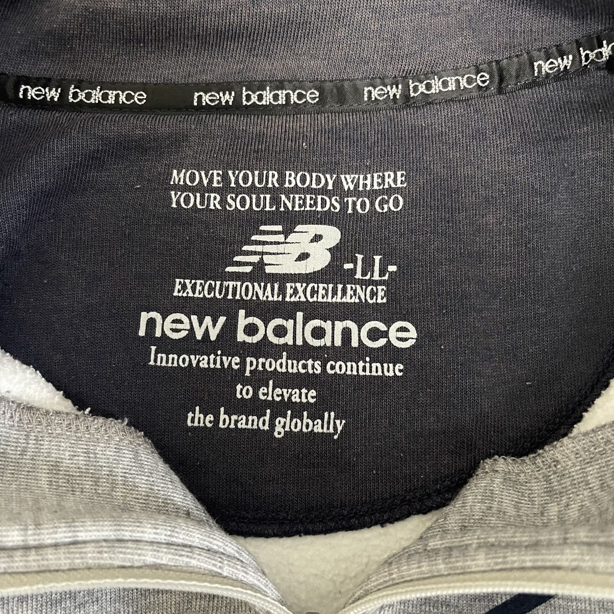 New Balance New Balance Big Logo Pullover Halfzip Sweatshirt Size L Size US L / EU 52-54 / 3 - 9 Thumbnail