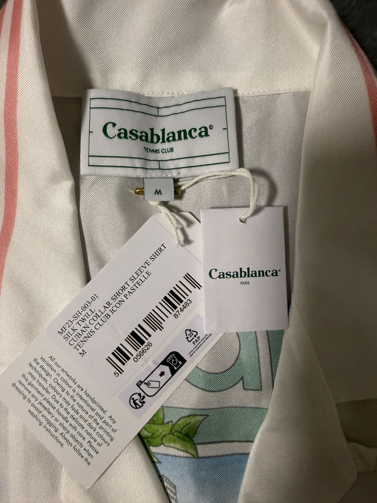 Casablanca Casablanca tennis club shirt Size US M / EU 48-50 / 2 - 3 Thumbnail