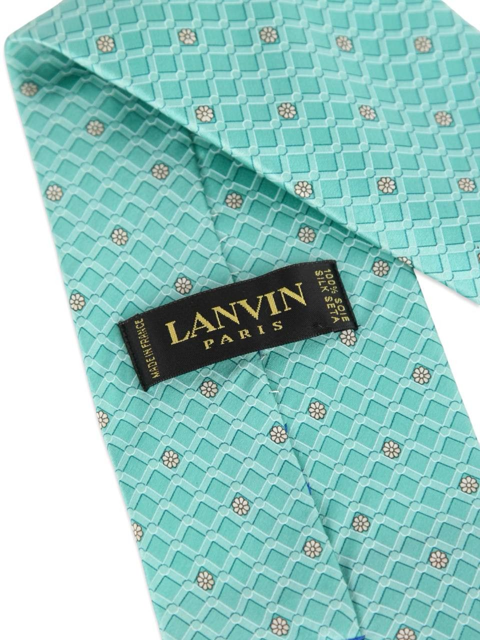 Lanvin LANVIN PARIS Silk tie with pattern Size ONE SIZE - 3 Thumbnail