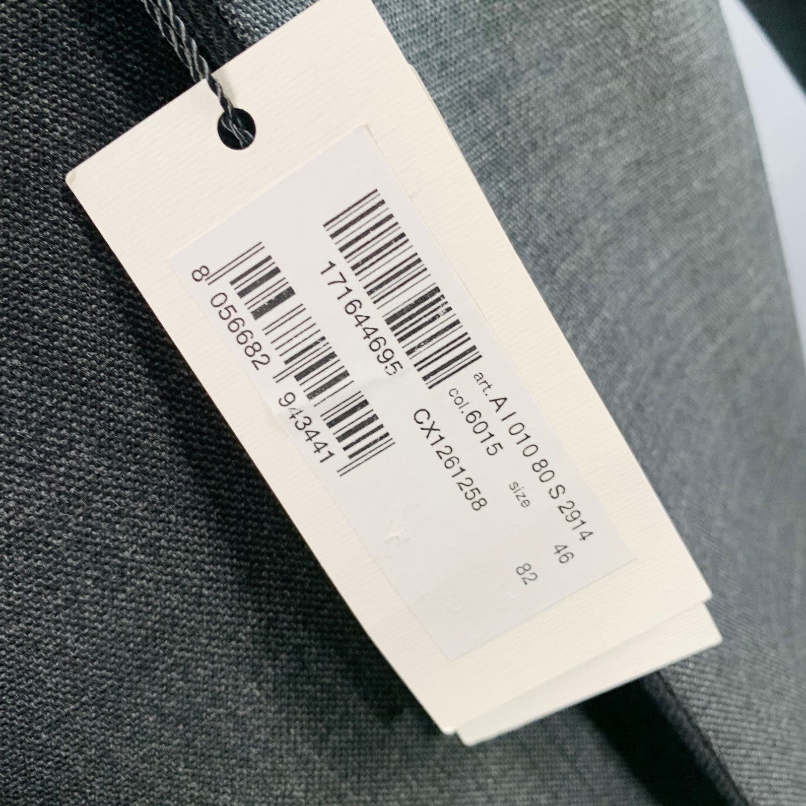 Dirk Bikkembergs Size 36 Grey Black Polyester Wool Peak Lapel Sport Coat Size 36R - 6 Thumbnail