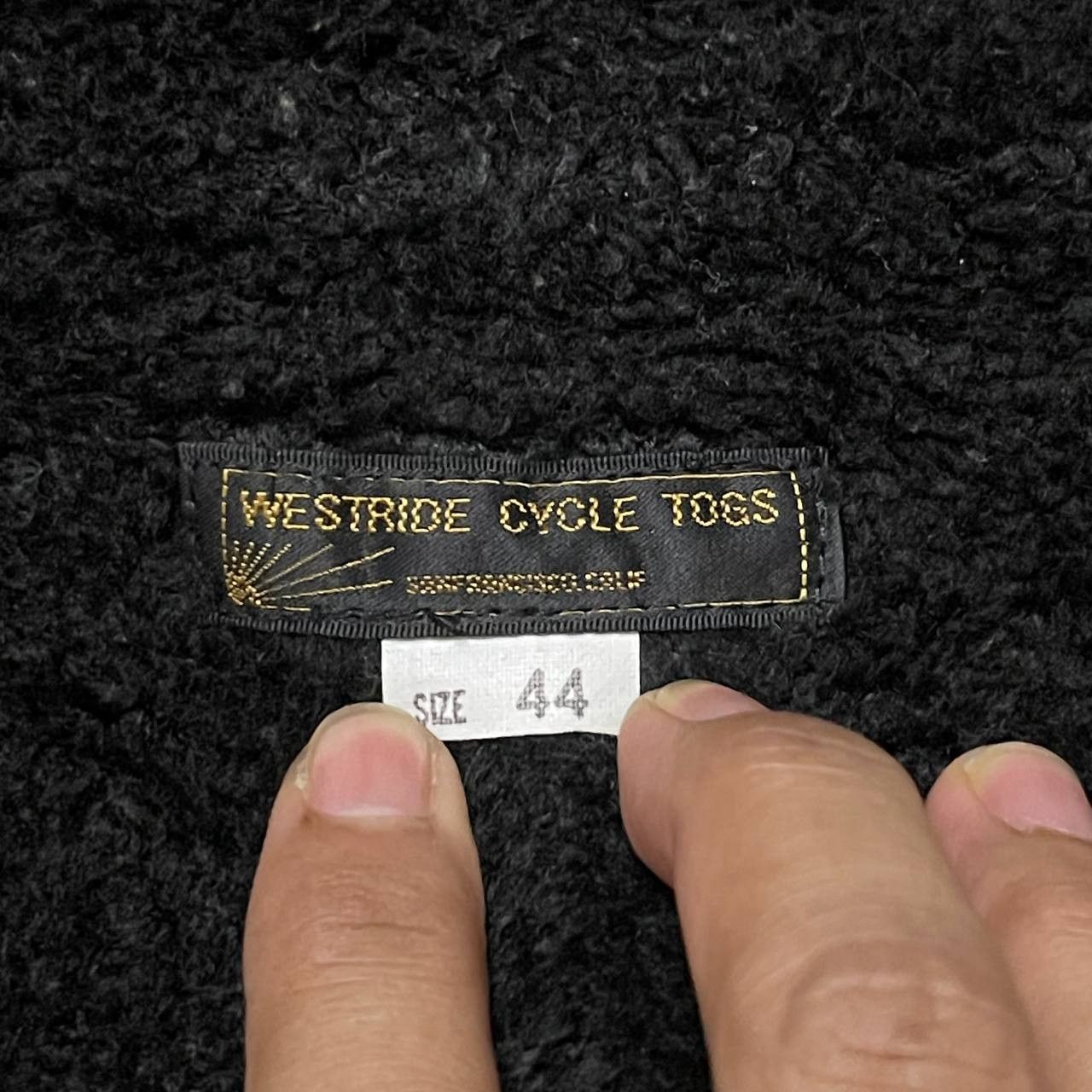 WEST RIDE Westride Cycle Togs Union Made Shearling Jacket Size US L / EU 52-54 / 3 - 6 Thumbnail