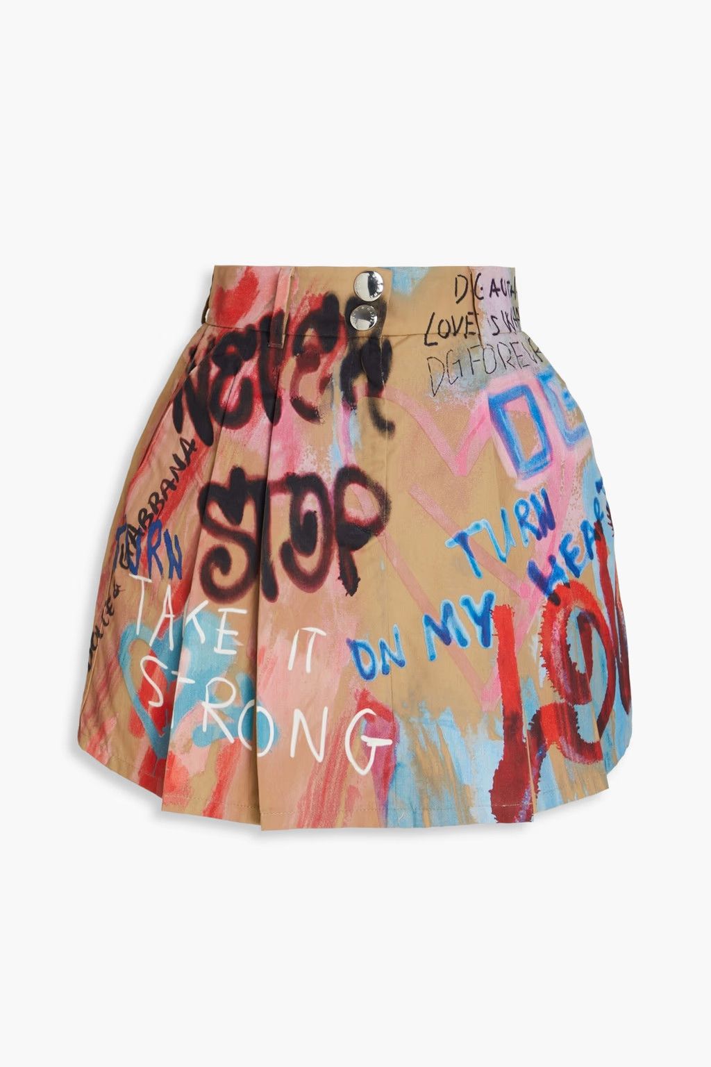 Dolce & Gabbana o1y0925 Mini Skirt in Multicolor Size 26" / US 2 / IT 38 - 1 Thumbnail
