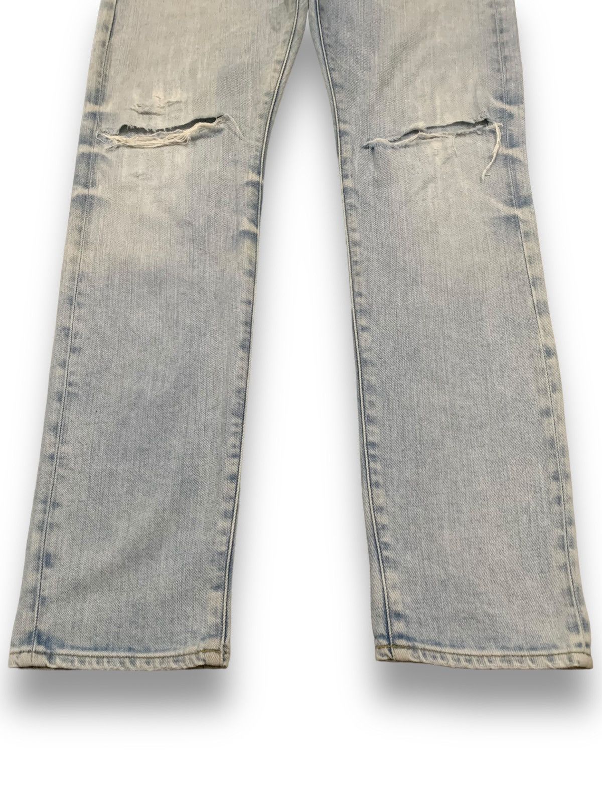 G-Star Vintage G-Star Raw Blue Washed Distressed Grunge Jeans Size US 31 - 9 Thumbnail