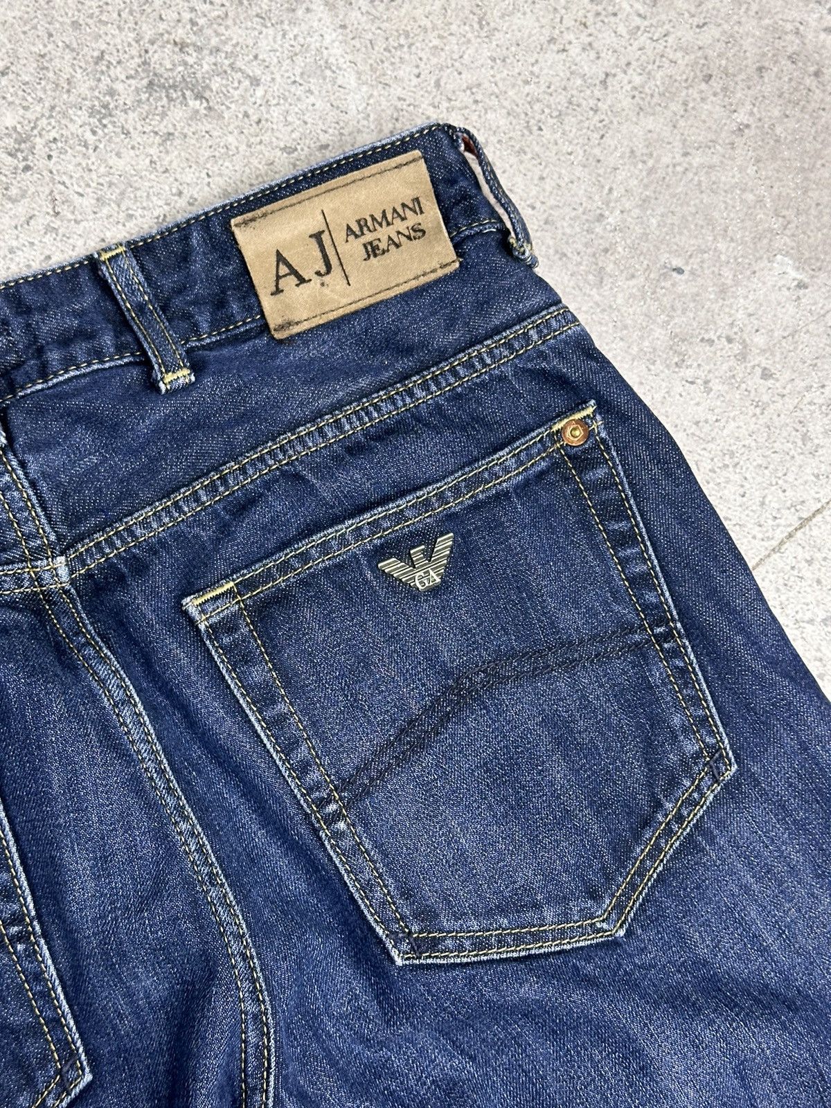 Armani Armani denim pants Y2K Dolce Gabbana style Rare Cargo japan Size US 29 - 14 Thumbnail