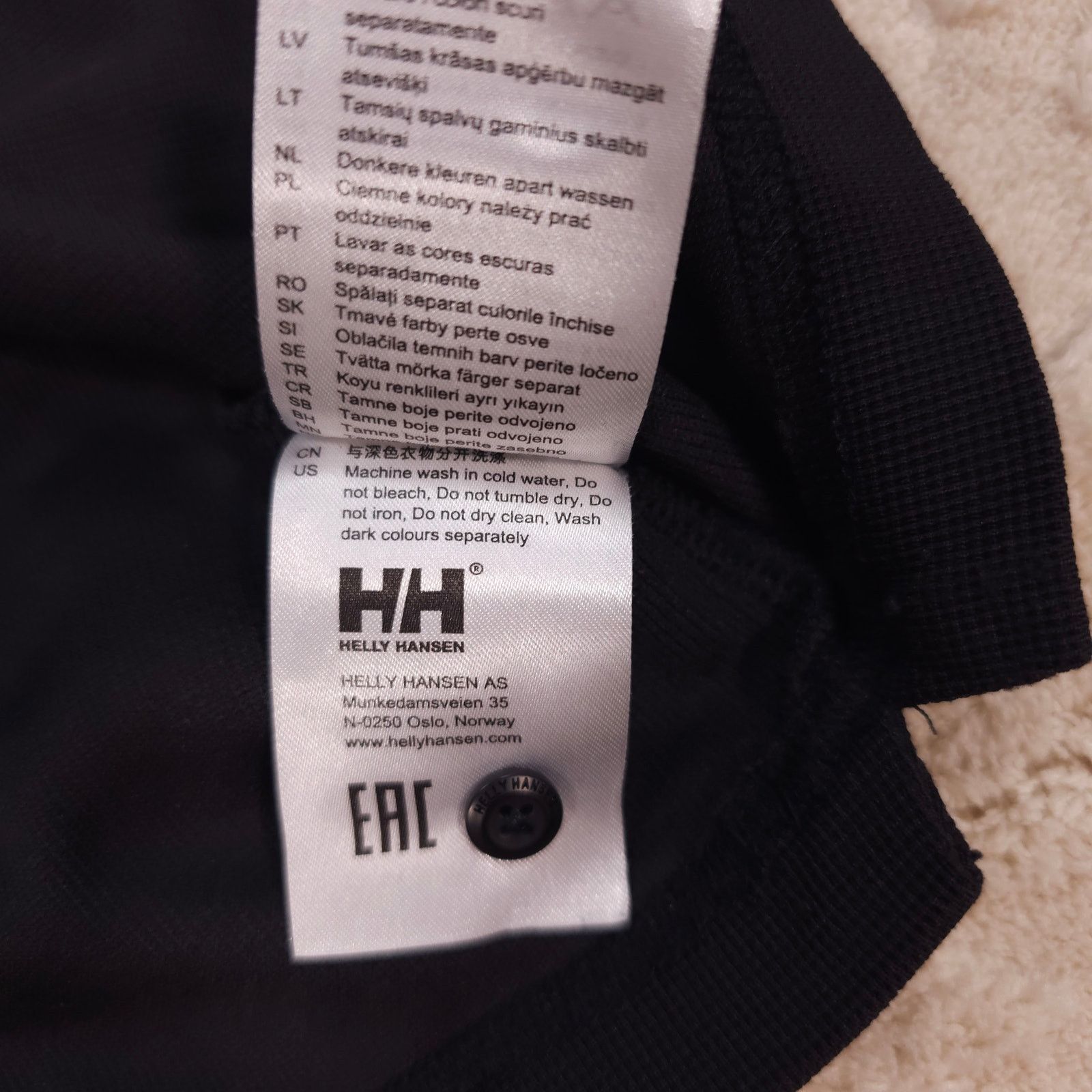 Helly Hansen Helly Hansen Crew Technical Polo Shirt Black Sz Medium Size S / US 4 / IT 40 - 8 Thumbnail