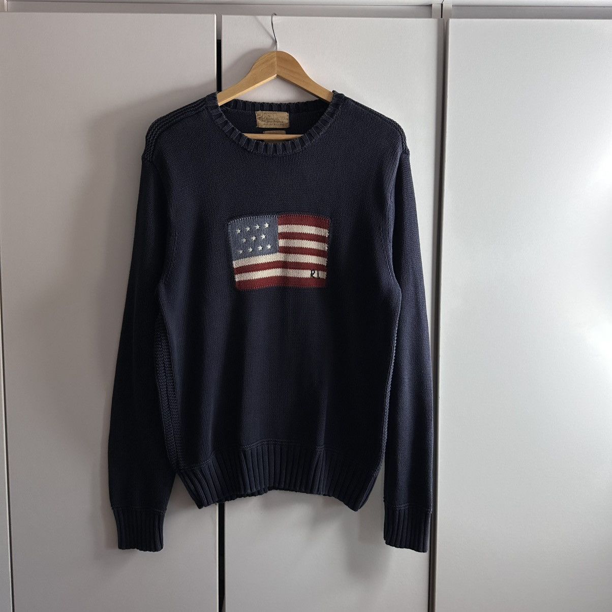 Ralph Lauren Exclusive 🔥 Ralph Lauren Vintage 80s Polo Old Money USA Flag Size US M / EU 48-50 / 2 - 2 Thumbnail