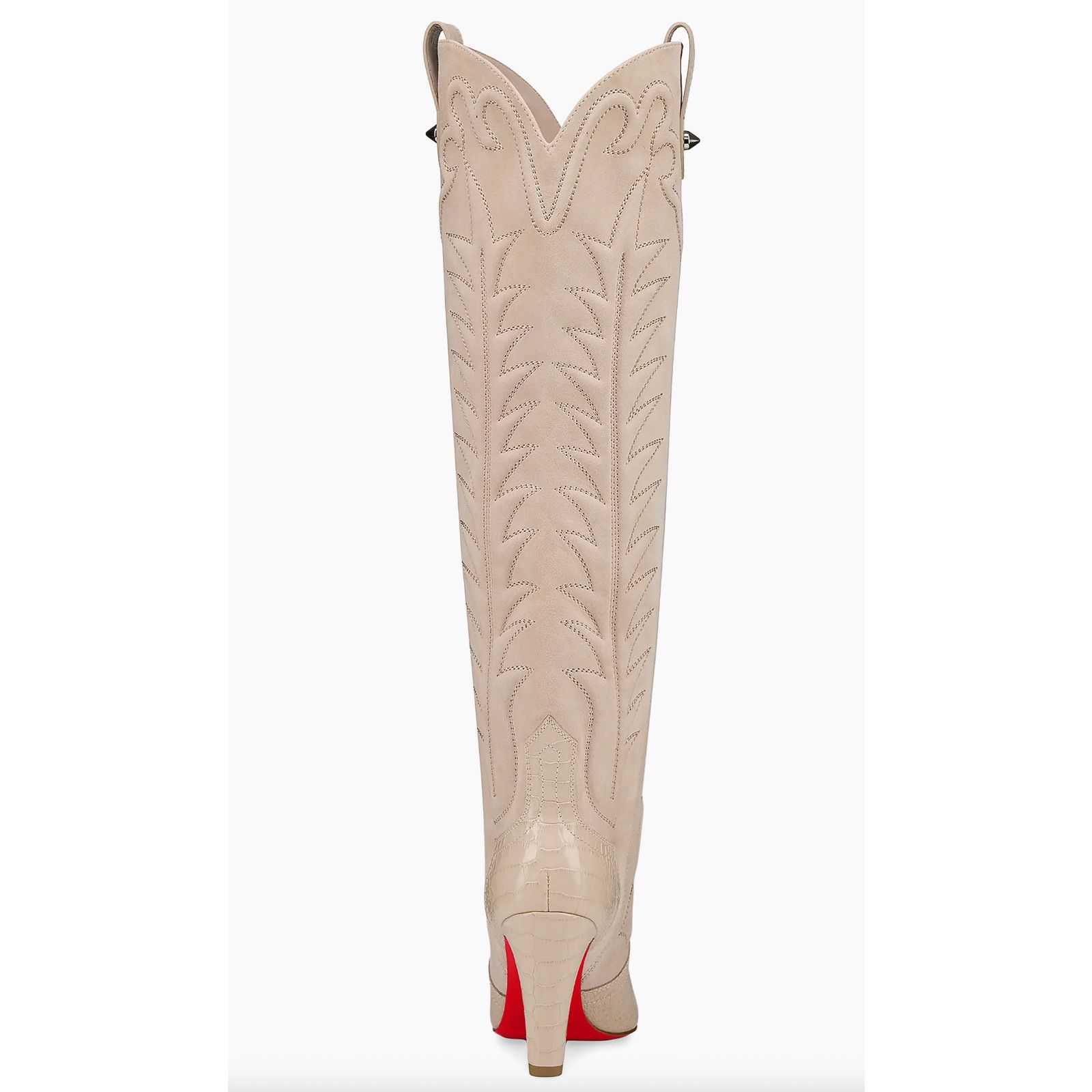 Christian Louboutin Christian Louboutin Santia Botta 85 Pearl Beige Boot 37.5 Size US 7.5 / IT 37.5 - 16 Thumbnail